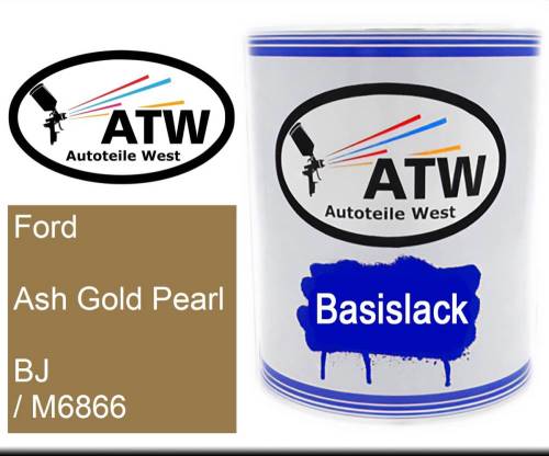 Ford, Ash Gold Pearl, BJ / M6866: 1L Lackdose, von ATW Autoteile West.